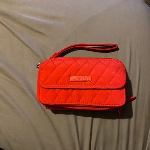 Red Vera Bradley All In One Crossbody